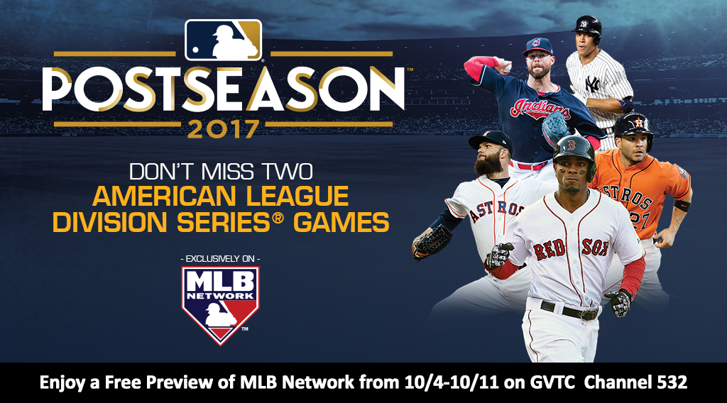 MLB Network Free Preview Weekend 10/4-10/11 Channel 532